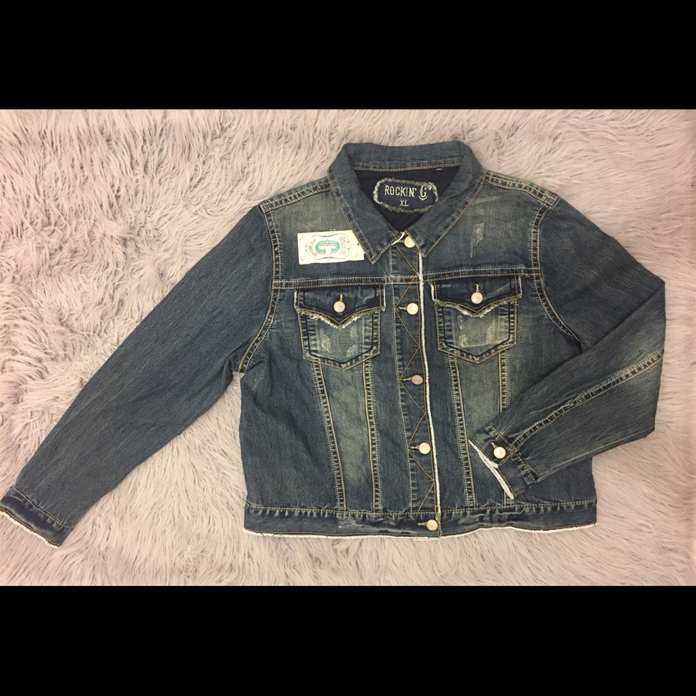 Rocking C jean jacket XL